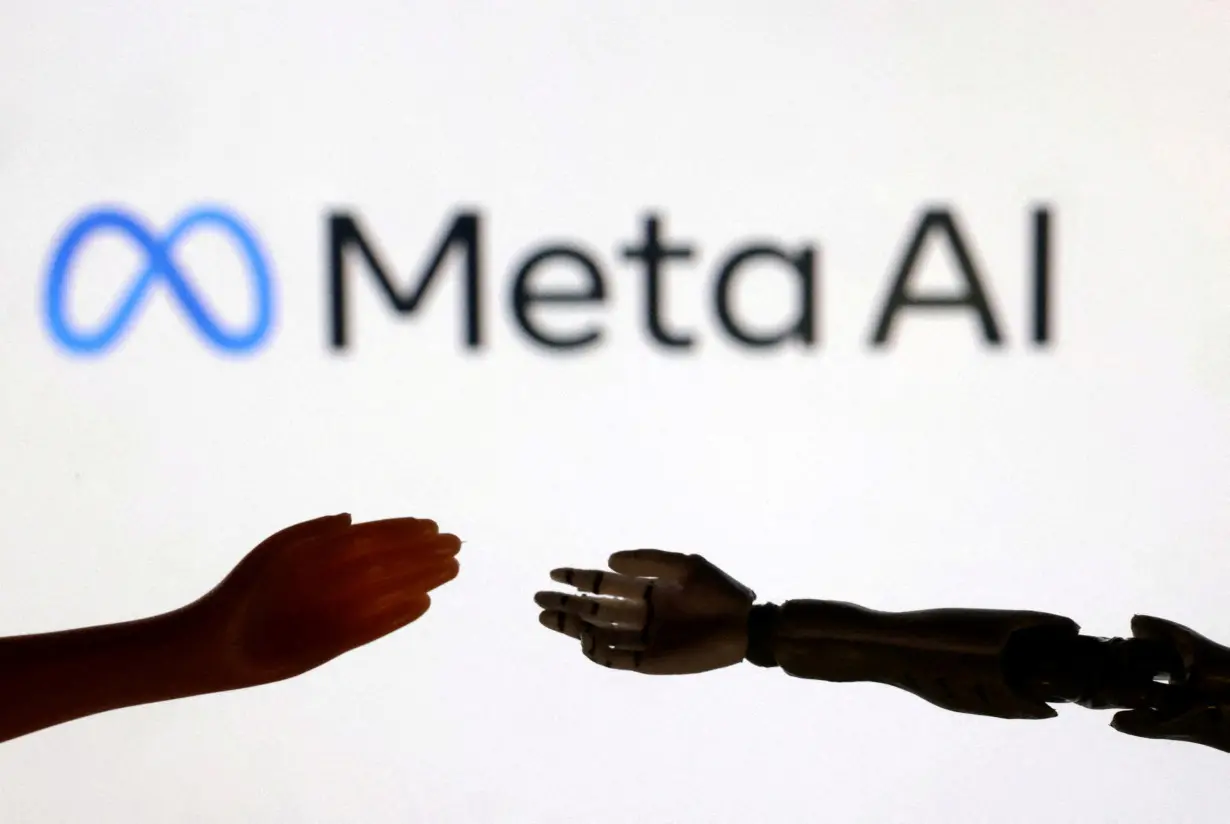 FILE PHOTO: FILE PHOTO: Illustration shows Meta AI logo