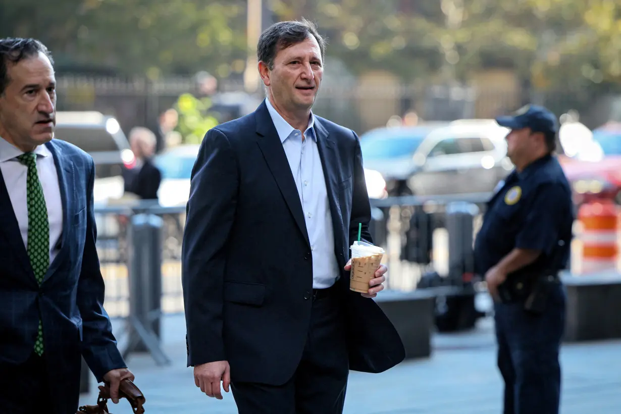 FILE PHOTO: Alex Mashinsky, founder and former CEO of bankrupt cryptocurrency lender Celsius Network, arrives for a hearing at Federal Court in New York