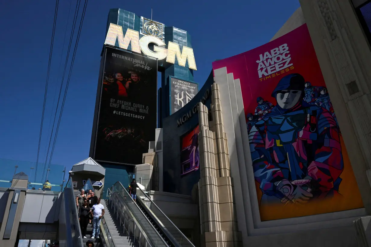 FILE PHOTO: MGM Resorts shuts down some computer systems after a cyber attack