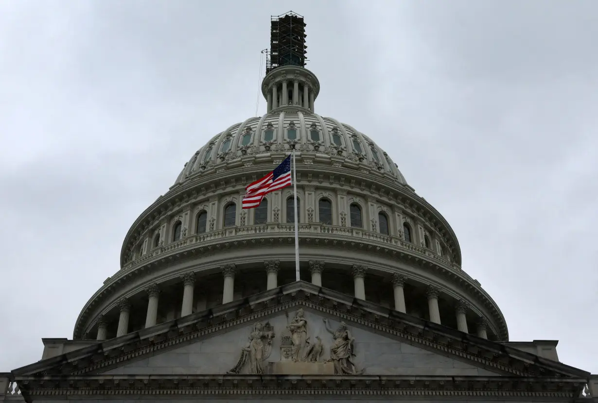 FILE PHOTO: Looming deadline to avert US government shutdown on the hill in Washington, U.S.