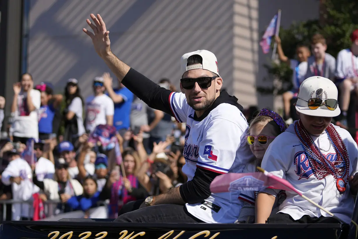 World Series Parade Rangers Baseball