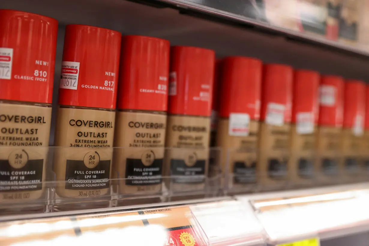 FILE PHOTO: Covergirl makeup, owned by Coty Inc, is seen for sale in Manhattan, New York City