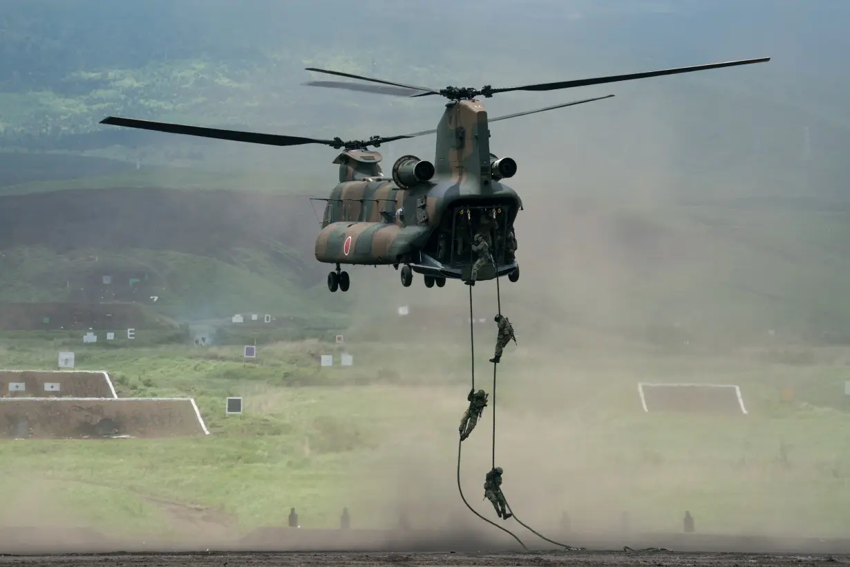 FILE PHOTO: Japan Ground Self-Defense Forces hold annual live-fire exercise, in Gotemba