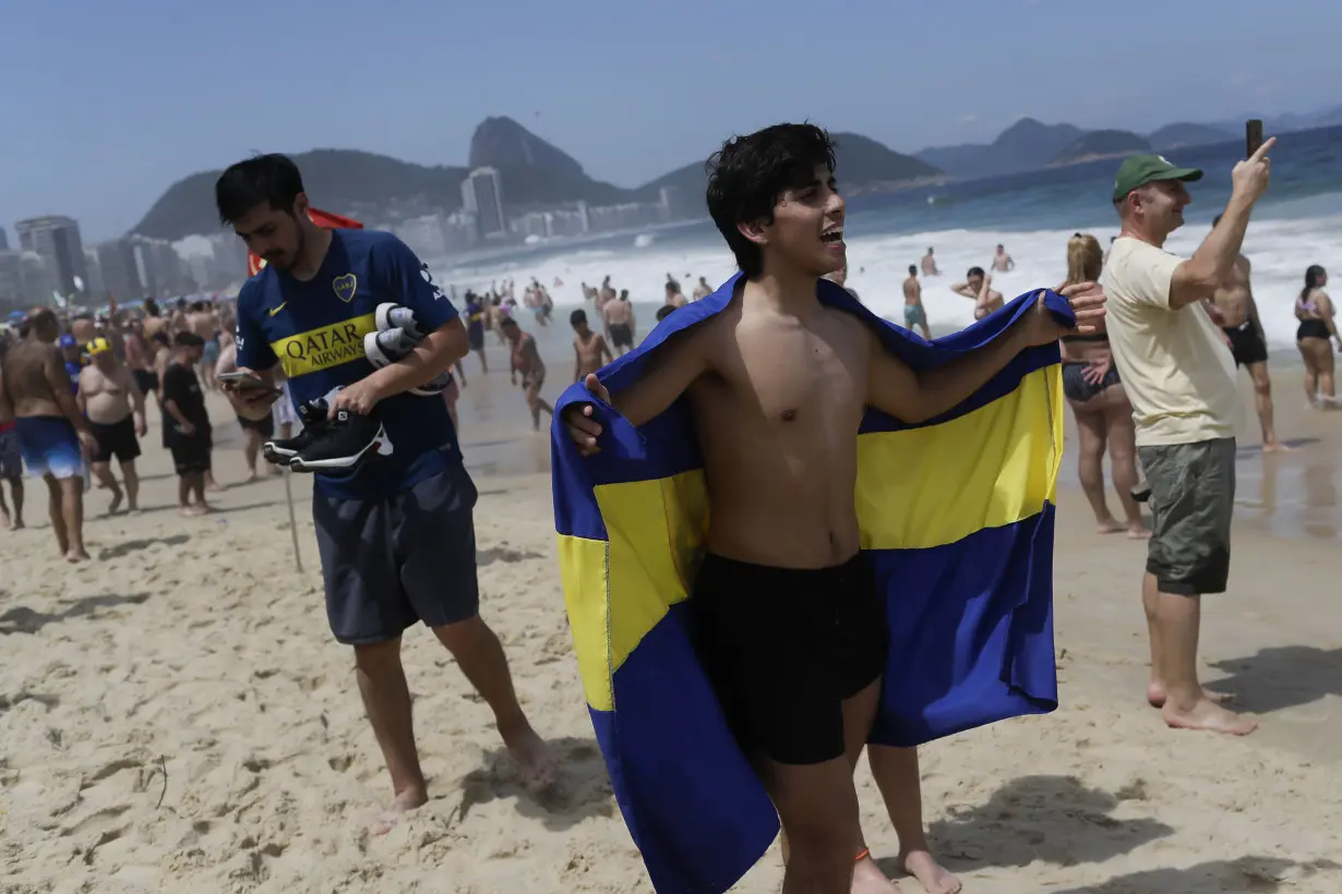 Brazil Argentina Soccer Copa Libertadores