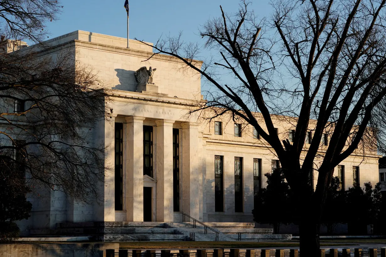 FILE PHOTO: The Federal Reserve building is seen in Washington, DC