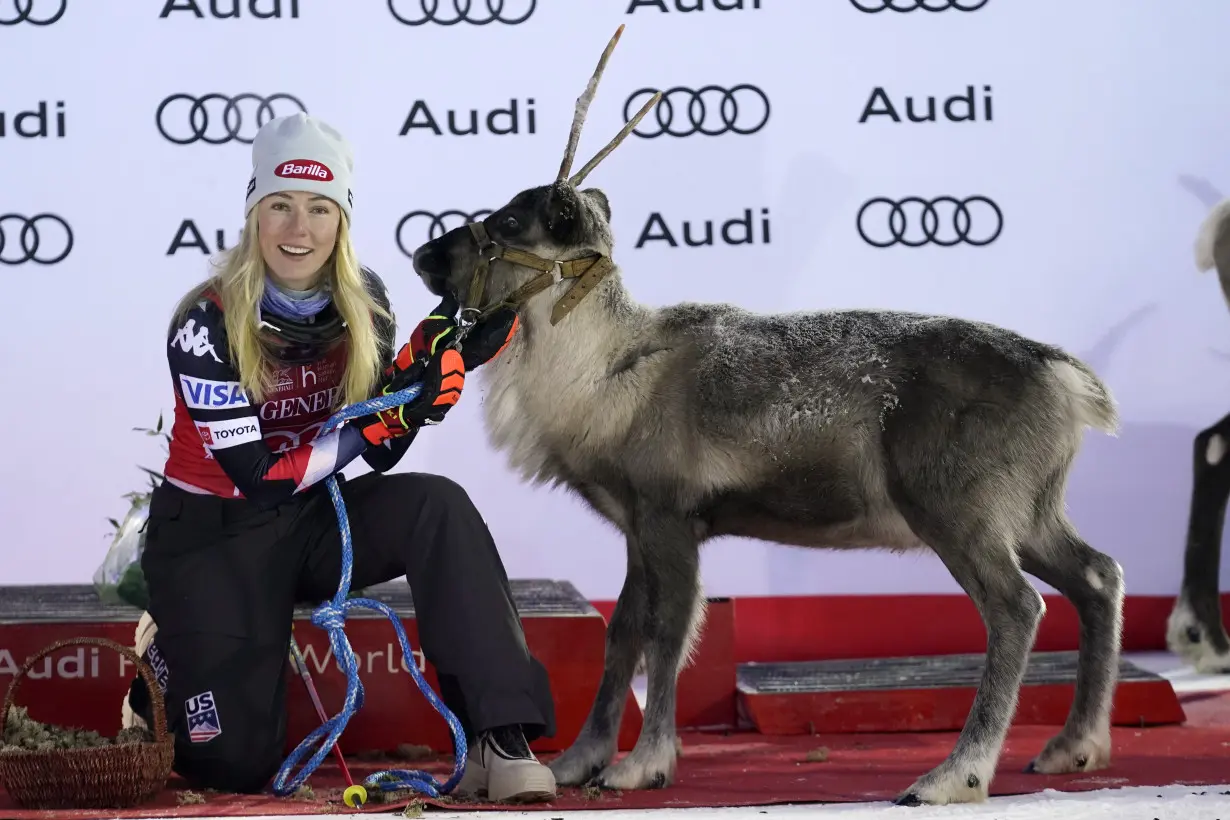 Shiffrin takes slalom for 89th World Cup win as 1st-run leader Vlhova fails to finish her second