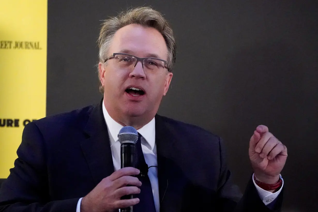 John Williams, CEO of the Federal Reserve Bank of New York, speaks at an event in New York