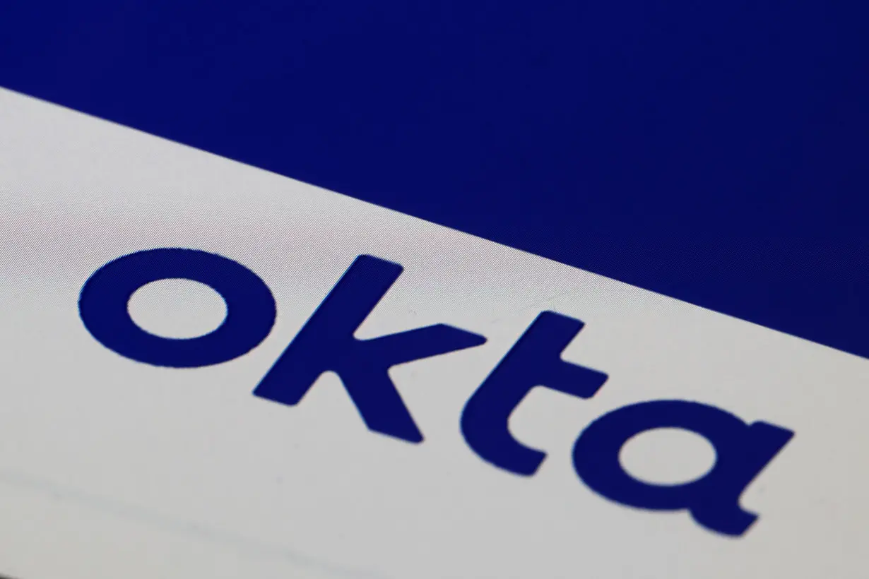 Illustration shows Okta logo