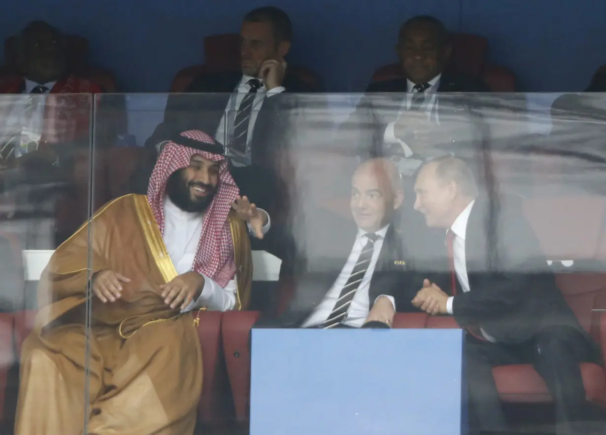 2034 World Cup would bring together FIFA's president and Saudi Arabia's Prince Mohammed