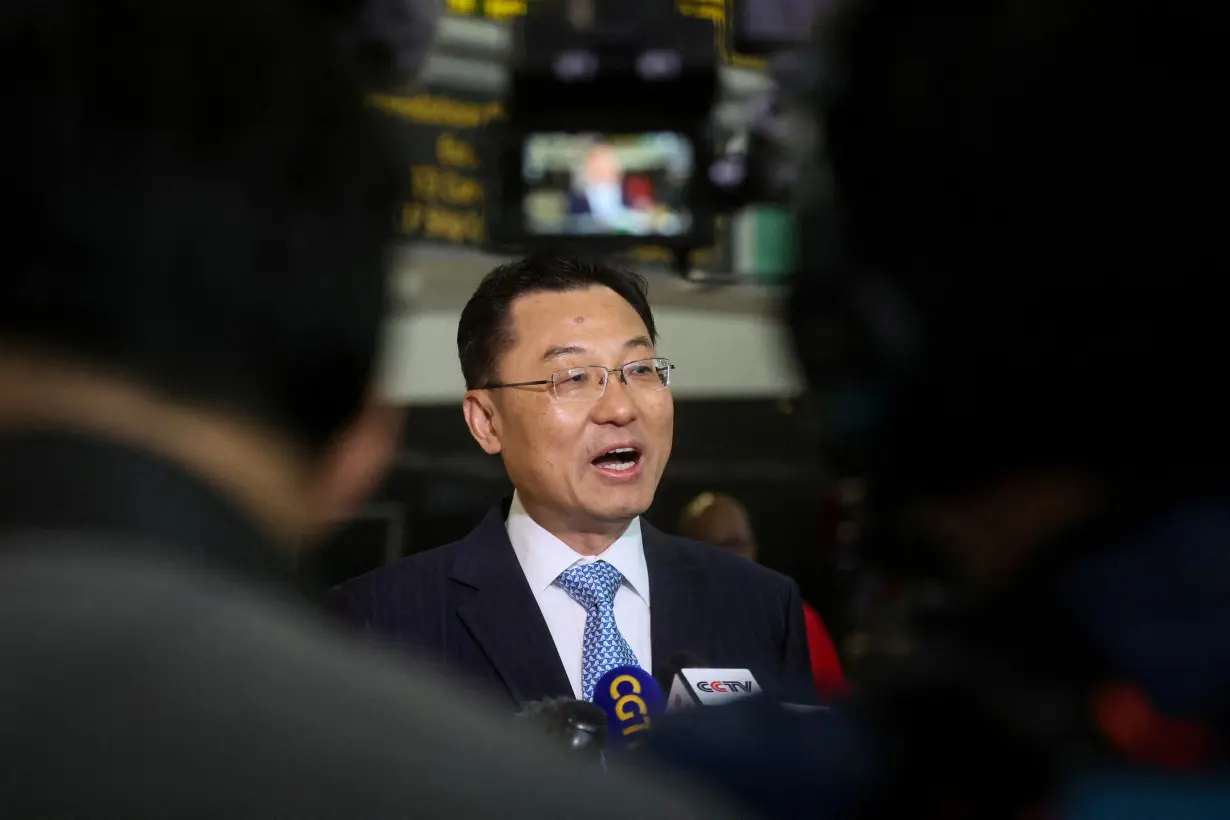 Xie Feng, China's new ambassador to the U.S., arrives at JFK airport in New York