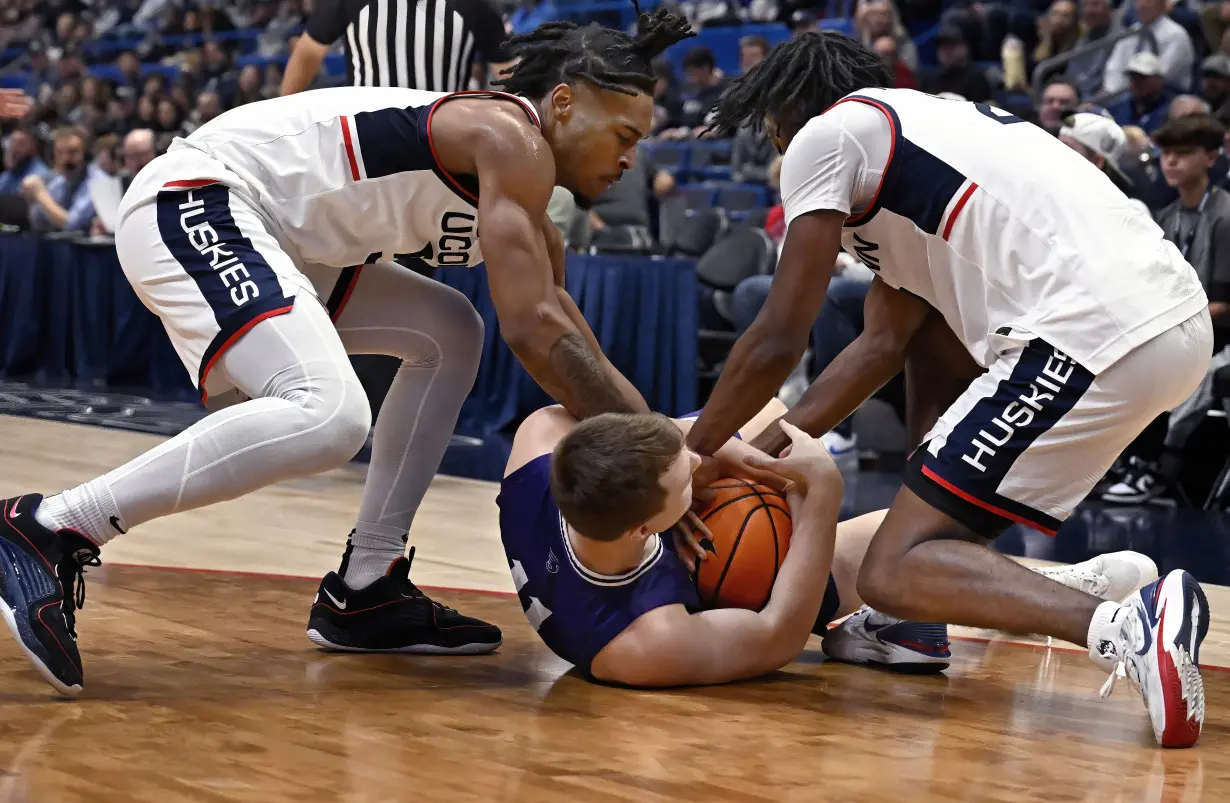 APTOPIX Stonehill UConn Basketball