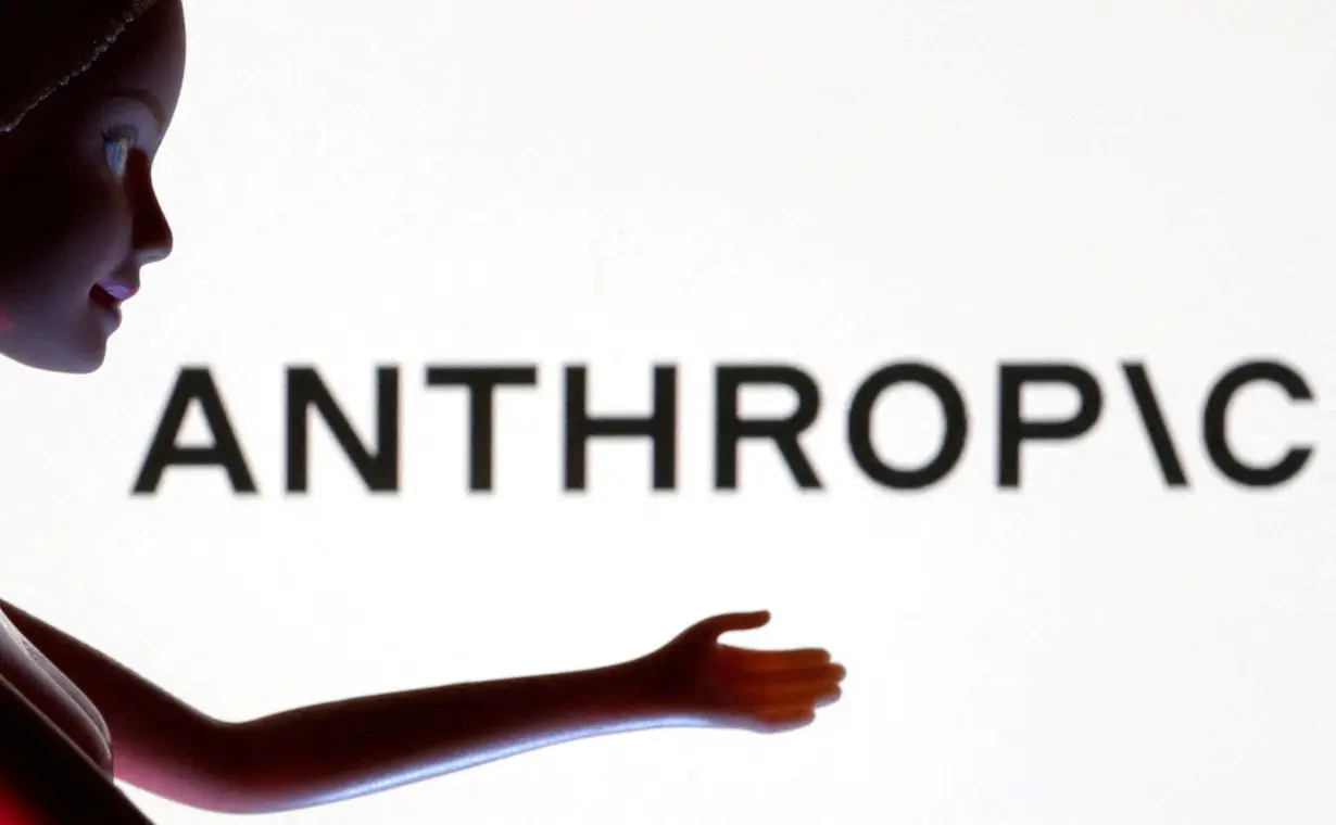 FILE PHOTO: Illustration shows Anthropic logo