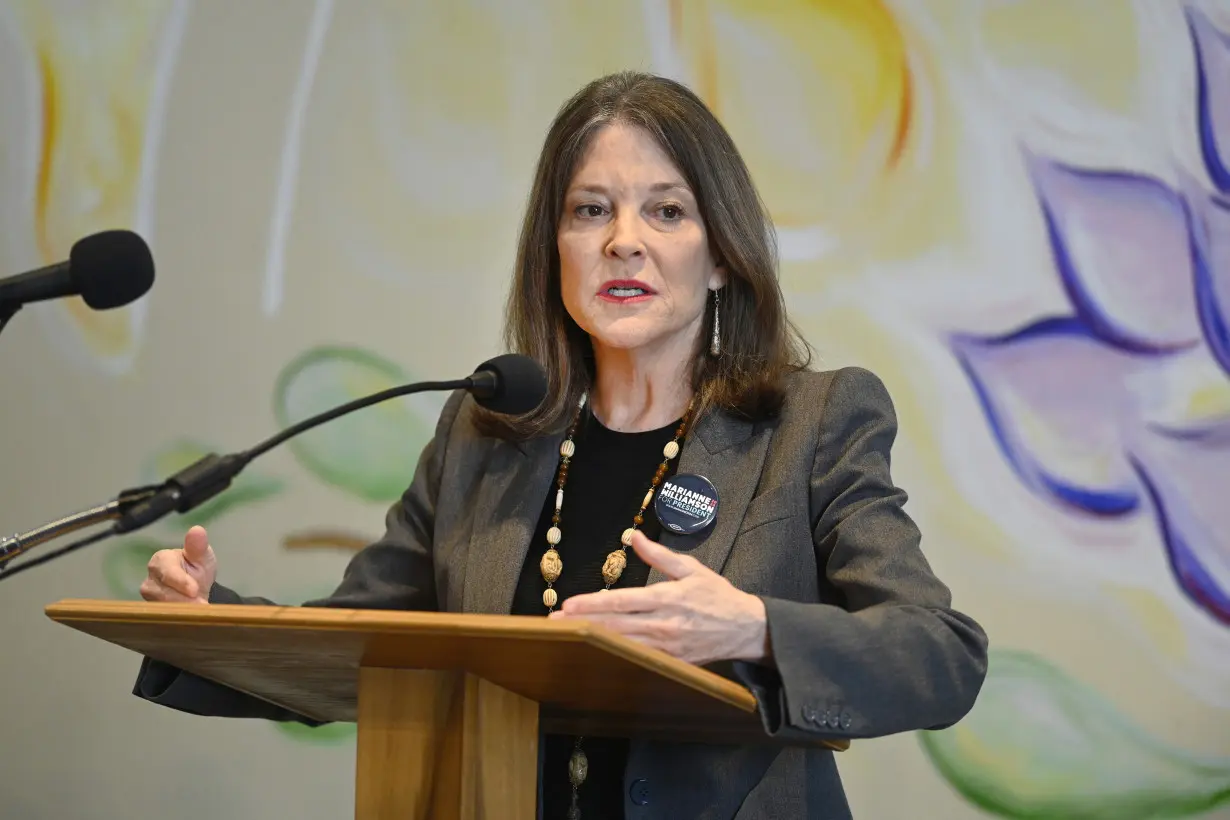 Bestselling spiritual author Marianne Williamson presses on with against-the-odds presidential run