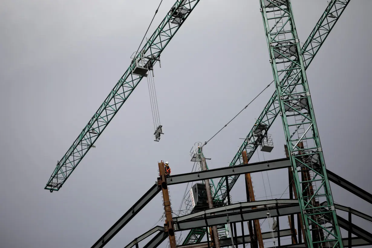 FILE PHOTO: A building undergoing construction is seen in Mexico City