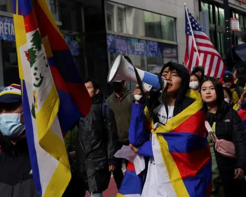 APEC protesters turn out early on Xi Jinping-Joe Biden meeting day