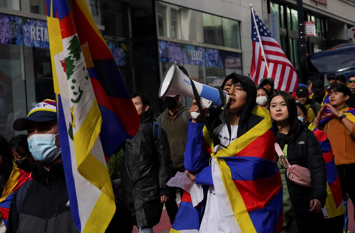 Protest during the APEC CEO Summit in San Francisco