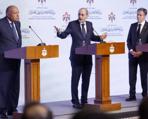 Arab leaders push for an Israel-Hamas cease-fire now. Blinken says that could be counterproductive