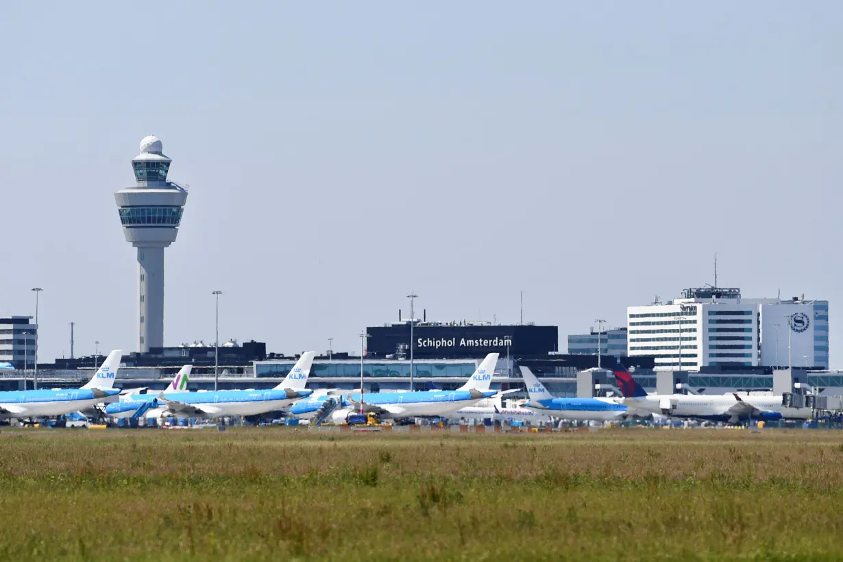 A general view of Schiphol Airport in Amsterdam