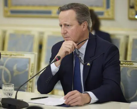 David Cameron visits the Ukrainian port of Odesa, his first overseas trip as the UK's top diplomat