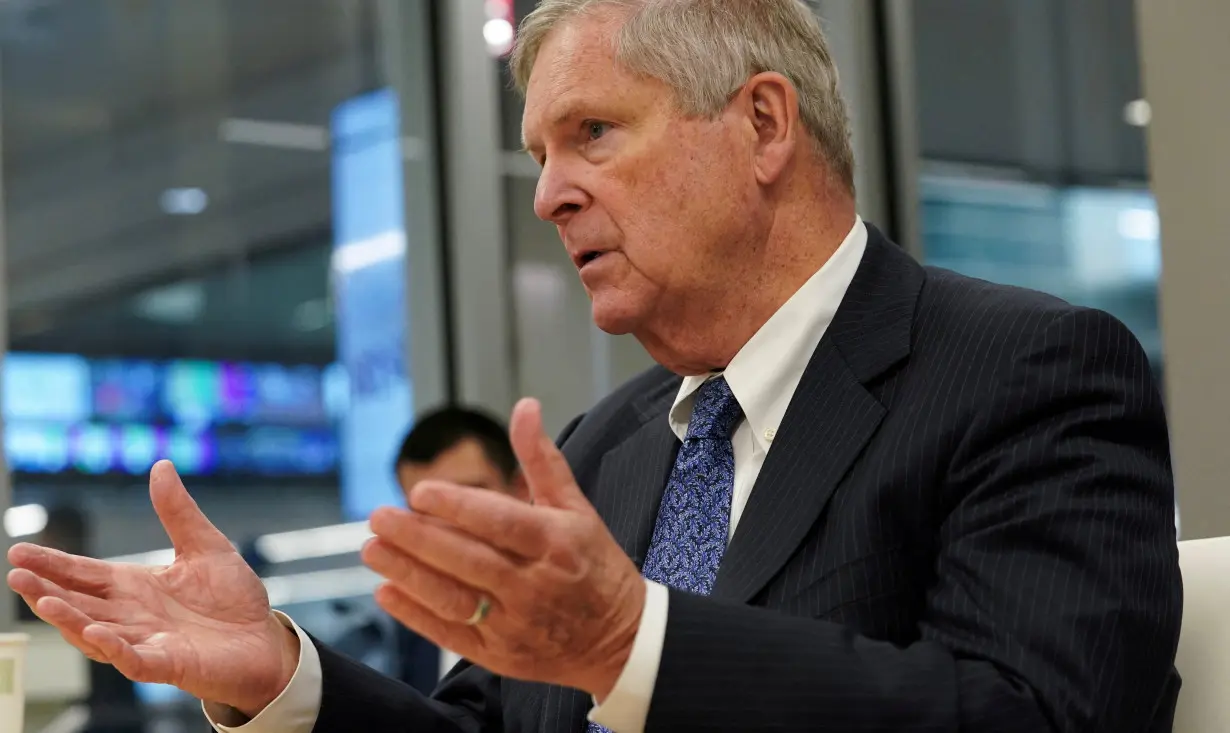 FILE PHOTO: U.S. Agriculture Secretary Tom Vilsack is interviewed by Reuters in Washington