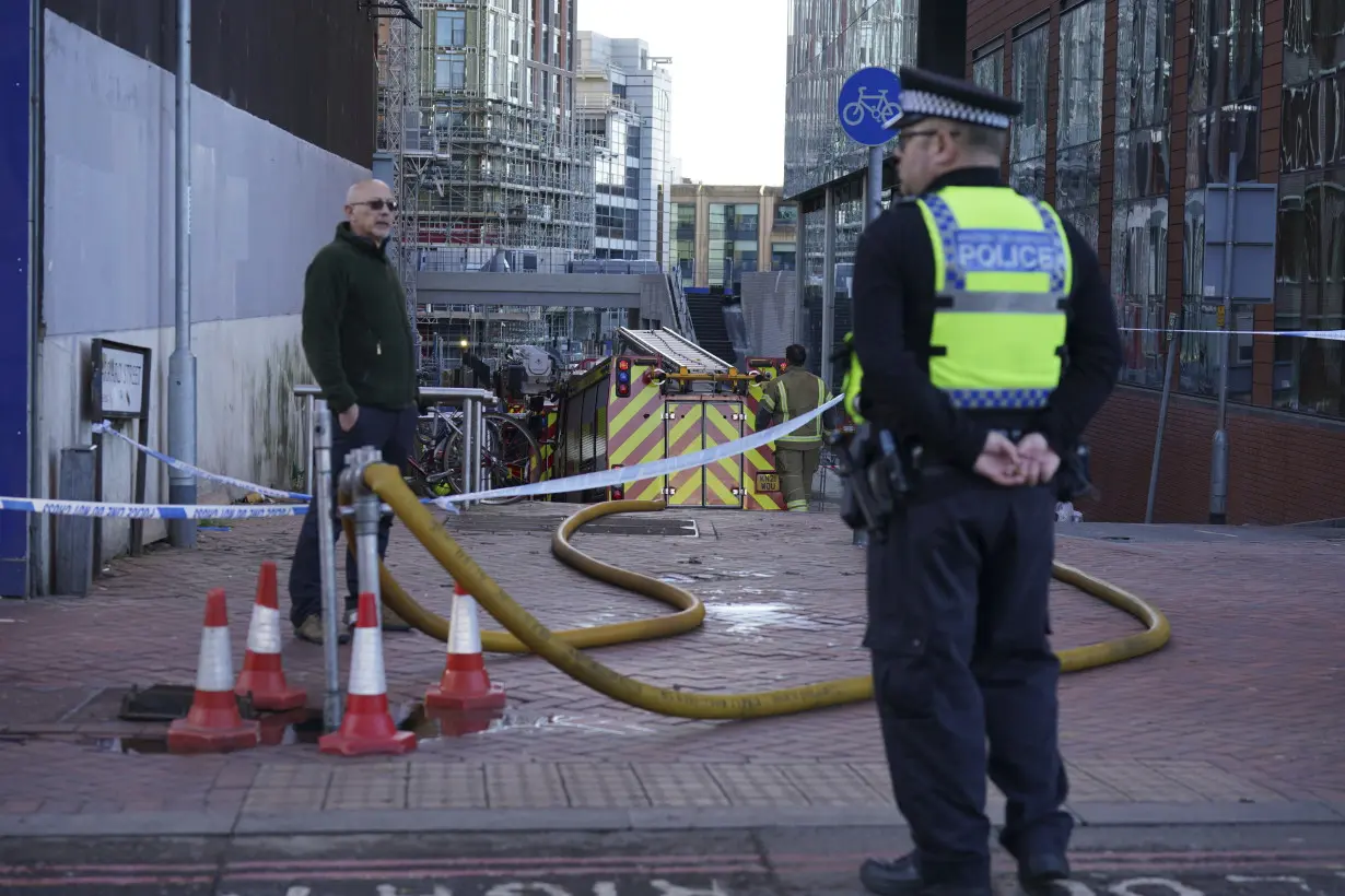 Britain Crane Rescue