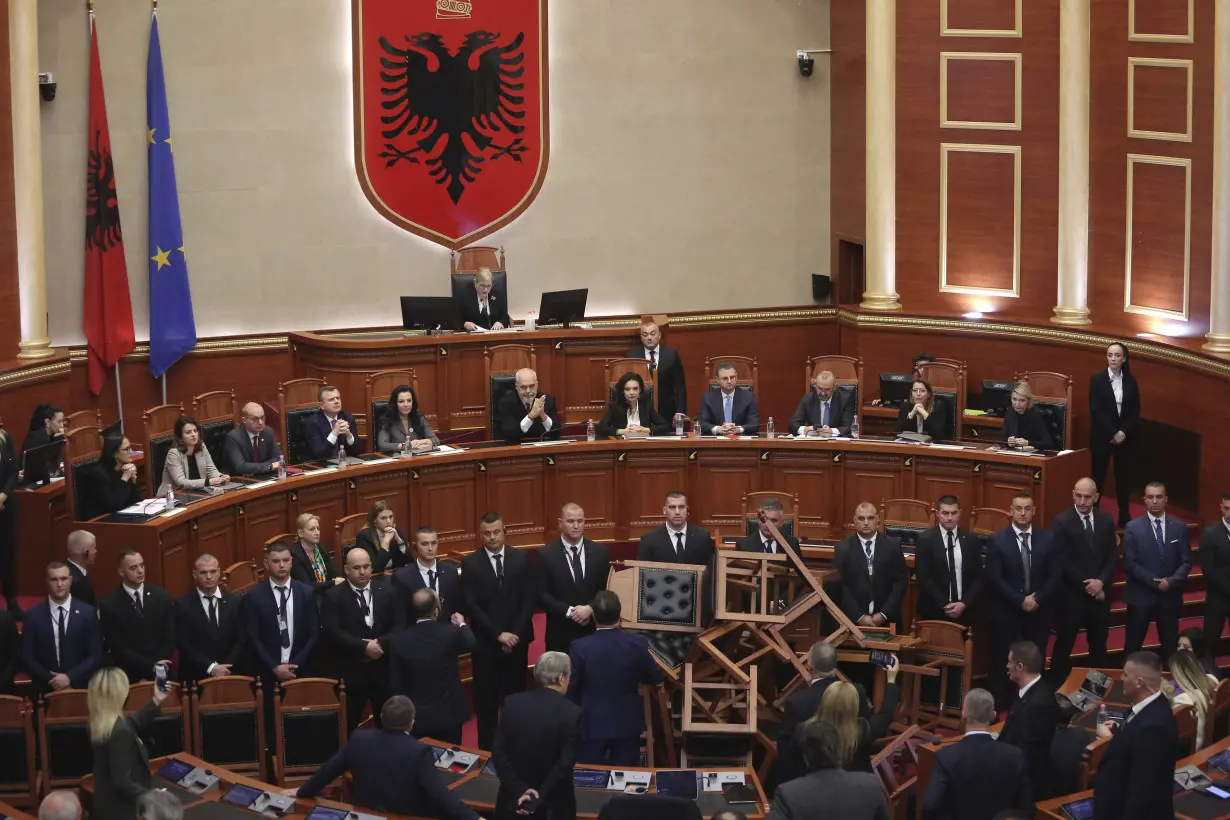 Albania Opposition Parliament