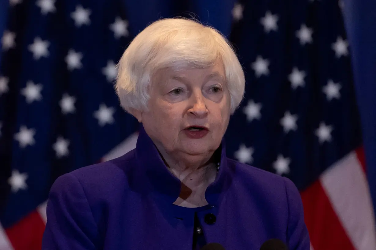 FILE PHOTO: U.S. Treasury Secretary Janet Yellen in San Francisco