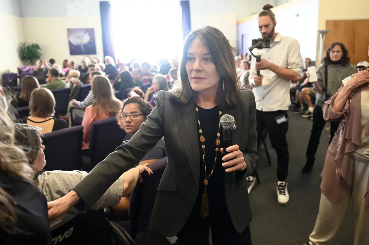 Bestselling spiritual author Marianne Williamson presses on with against-the-odds presidential run