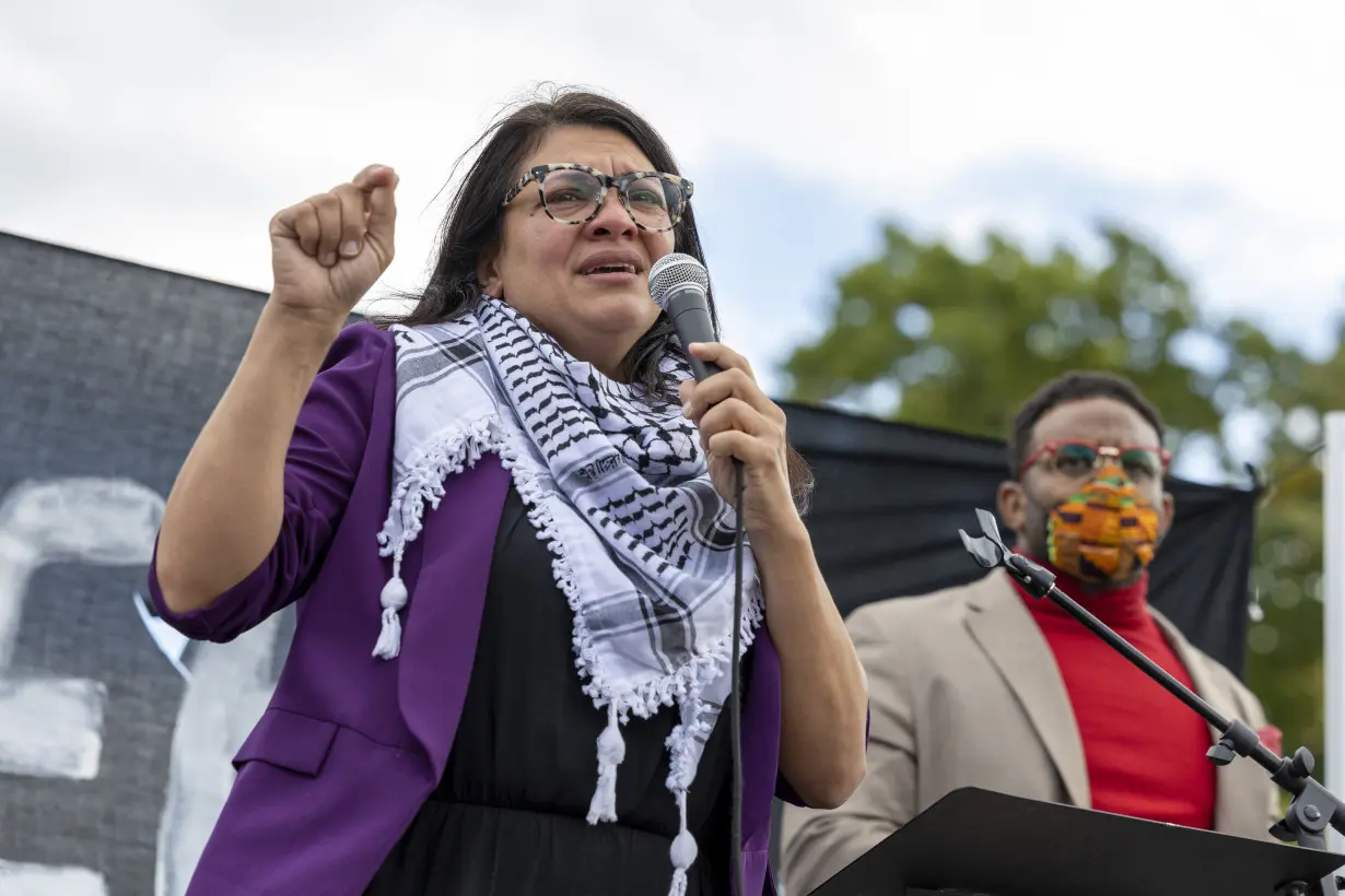 Rashida Tlaib defends pro-Palestinian video as rift among Michigan Democrats widens over war