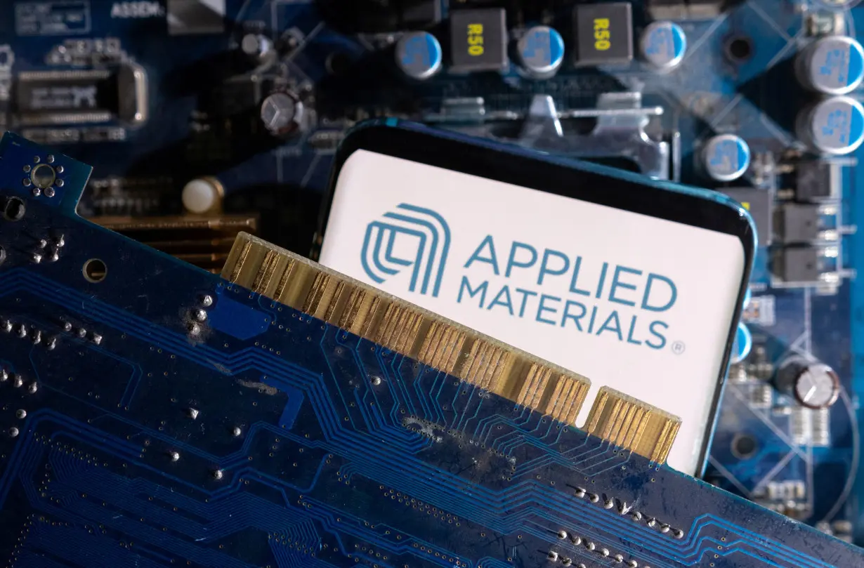 Illustration shows Applied Materials logo