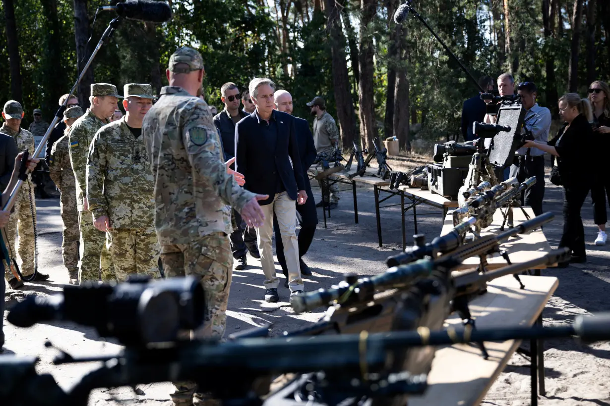 U.S. Secretary of State Blinken visits Ukraine
