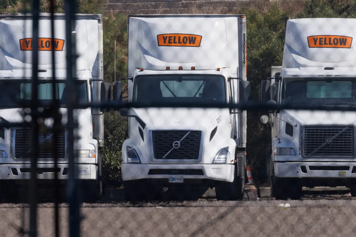 FILE PHOTO: Freight trucking company Yellow files for bankruptcy