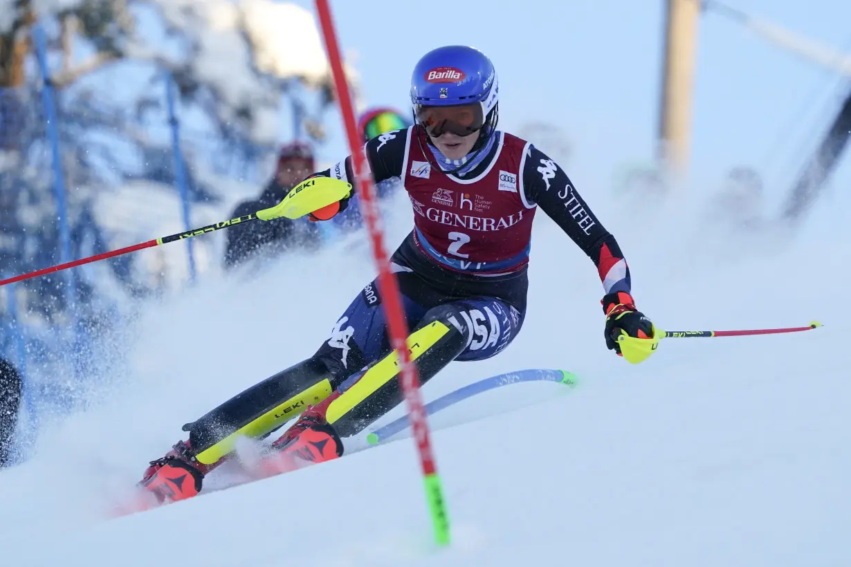 Shiffrin takes slalom for 89th World Cup win as 1st-run leader Vlhova fails to finish her second