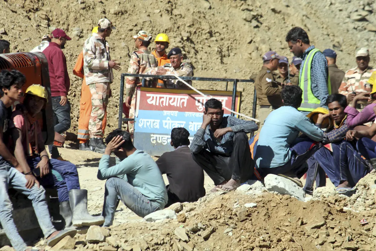 Some of the 40 workers trapped in India tunnel collapse get sick as glitches delay rescue