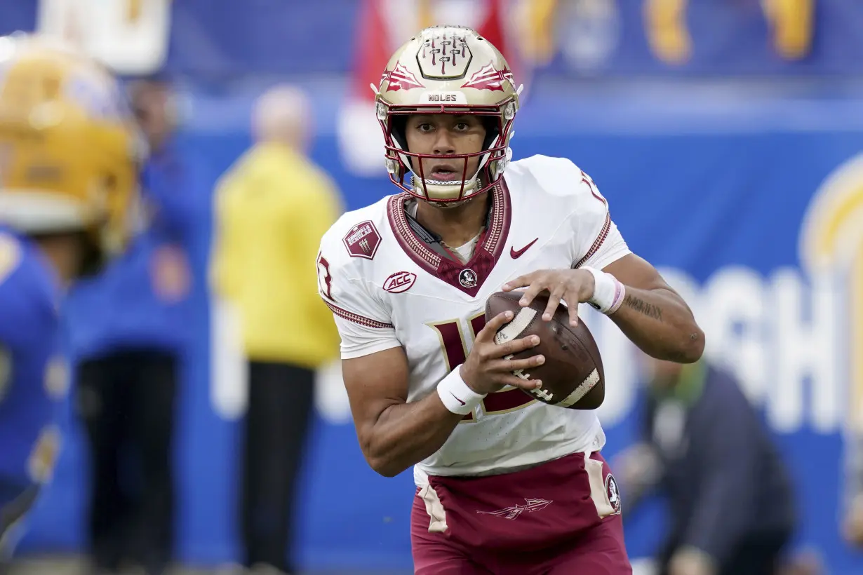 No. 4 Florida State earns spot in ACC title game by pulling away from game Pitt 24-7