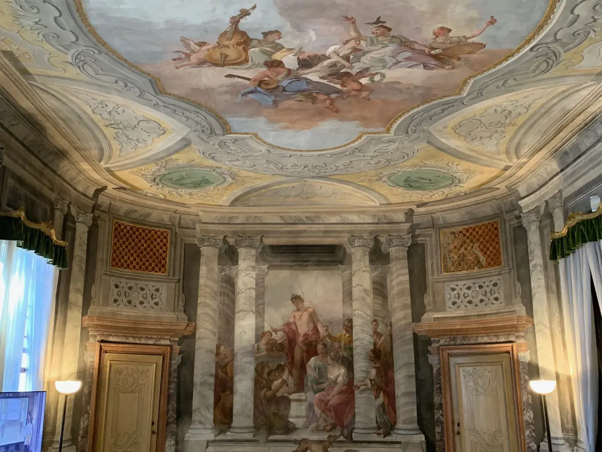 Music painted on the wall of a Venetian orphanage will be heard again nearly 250 years later