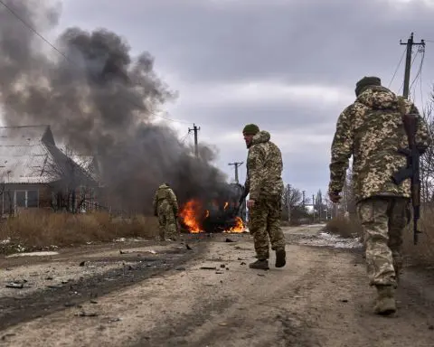 Ukraine aims a major drone attack at Crimea as Russia tries to capture a destroyed eastern city