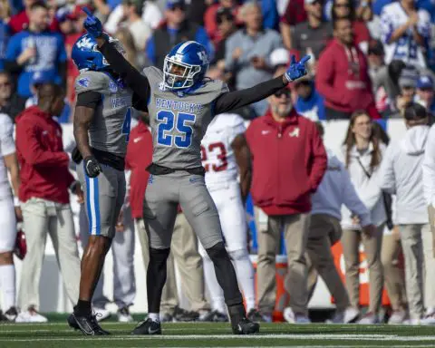 Jalen Milroe has 6 touchdowns, No. 8 Alabama blows out Kentucky 49-21 to clinch SEC West title