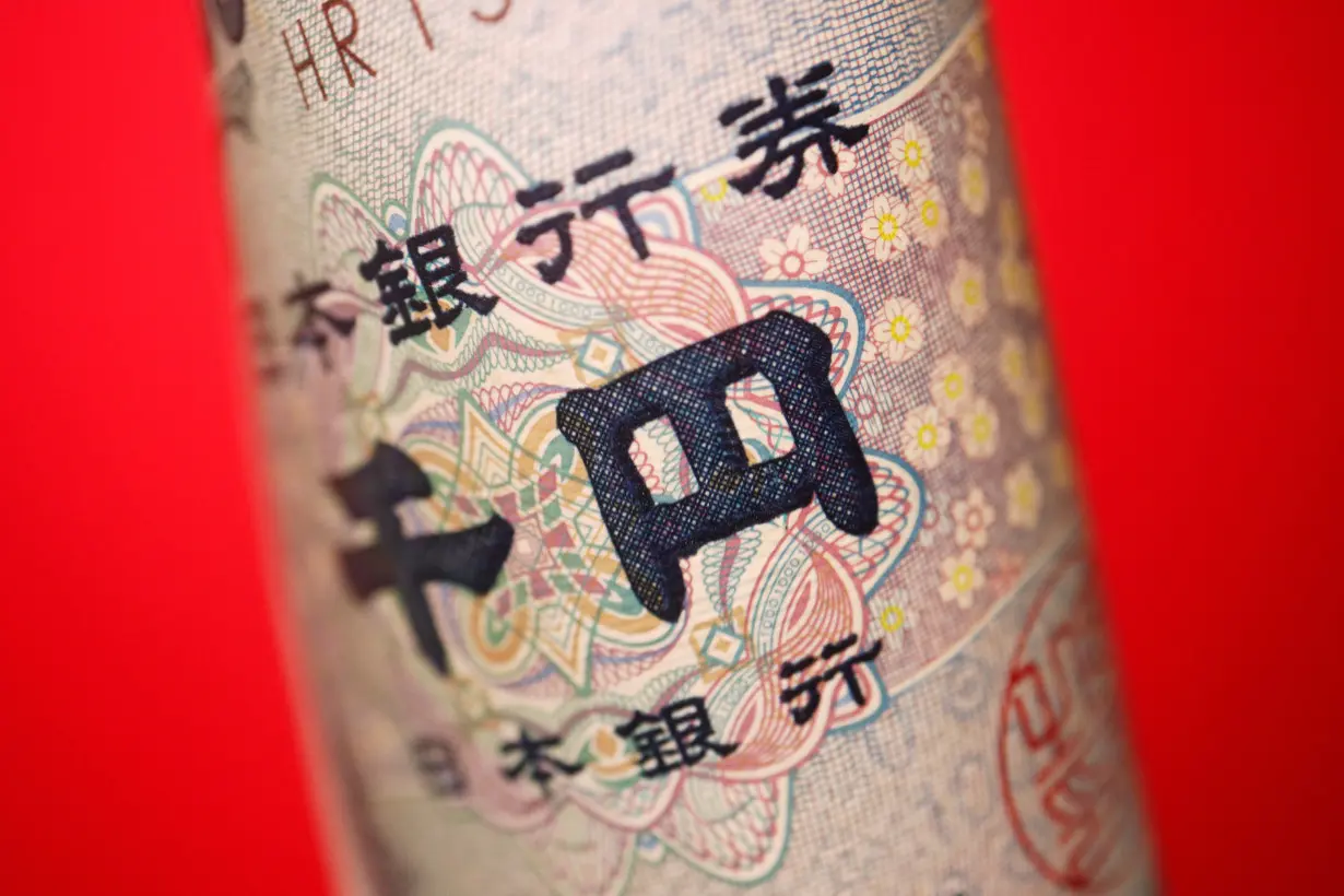 Illustration picture of Japanese yen banknote