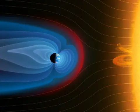 Earth's magnetic field protects life on Earth from radiation, but it can move, and the magnetic poles can even flip