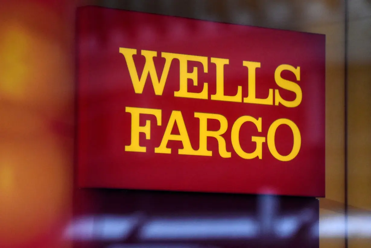 FILE PHOTO: A Wells Fargo logo is seen in New York City