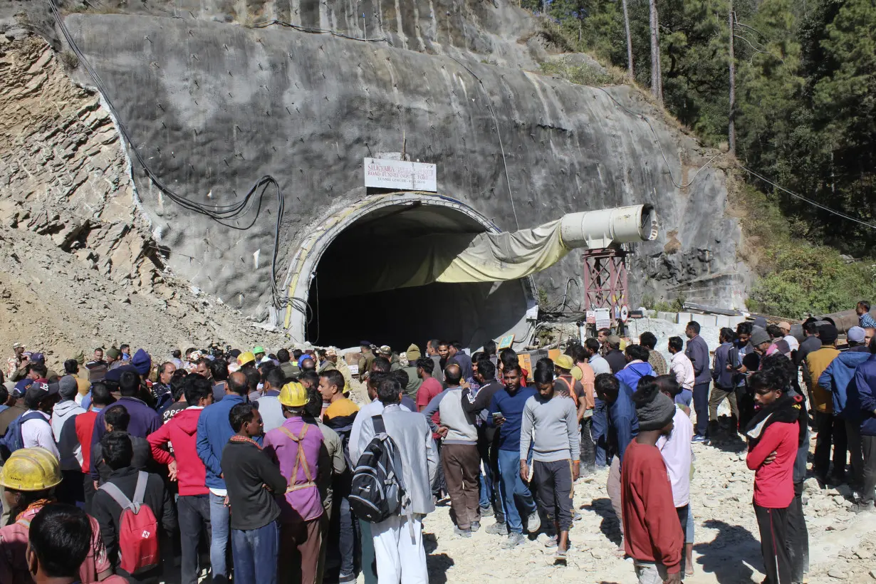 Some of the 40 workers trapped in India tunnel collapse get sick as glitches delay rescue