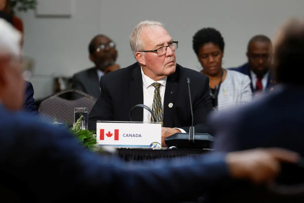 Canada's Minister of National Defence Bill Blair attends the Canada-CARICOM Summit in Ottawa