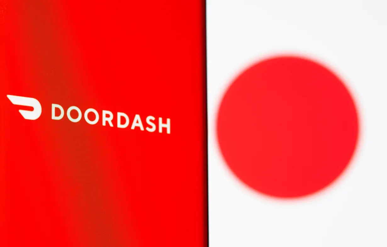 Illustration picture of Doordash logo