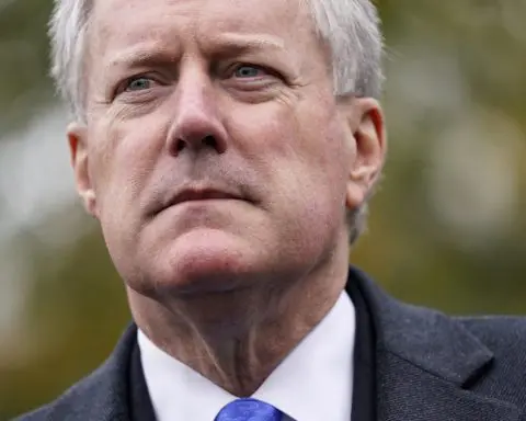 Former White House chief of staff Mark Meadows sued by book publisher for breach of contract