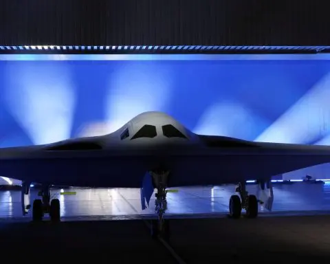 The Air Force's new nuclear stealth bomber, the B-21 Raider, has taken its first test flight