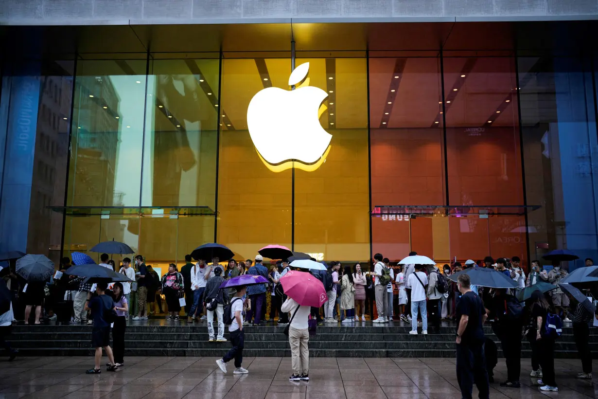 FILE PHOTO: Apple's new iPhone 15 officially goes on sale across China