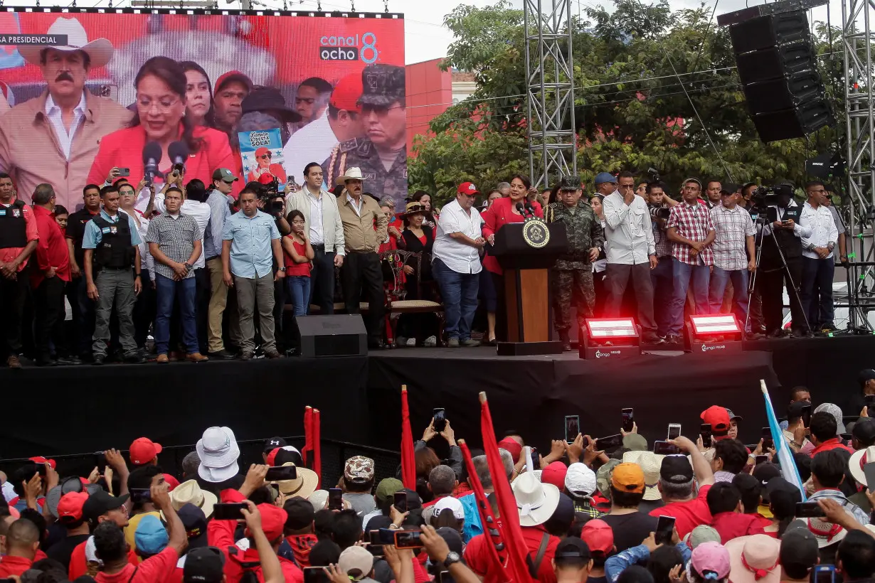 FILE PHOTO: Protest to demand the Congress to elect new authorities of the Public Prosecutor's Office, in Tegucigalpa