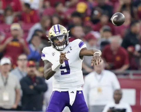 No. 5 Washington looks to preserve its perfect record when the Huskies host No. 13 Utah