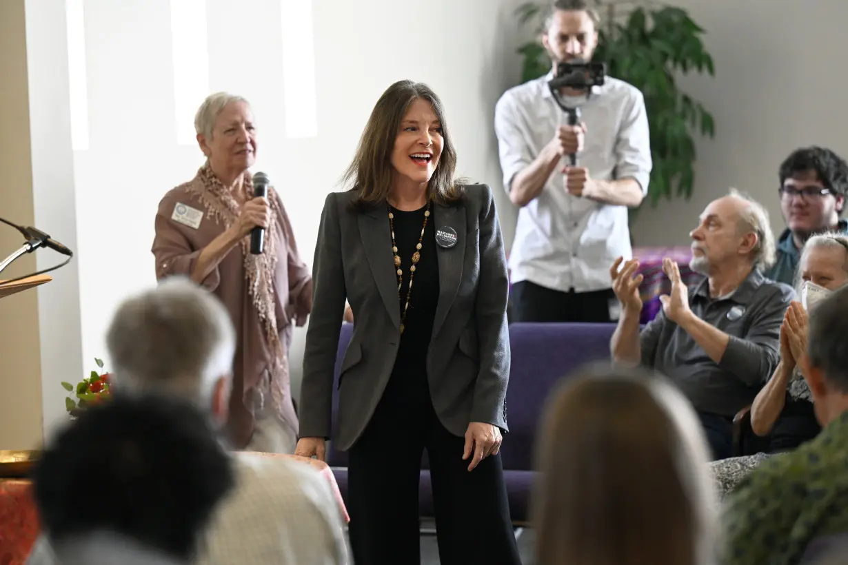 Bestselling spiritual author Marianne Williamson presses on with against-the-odds presidential run